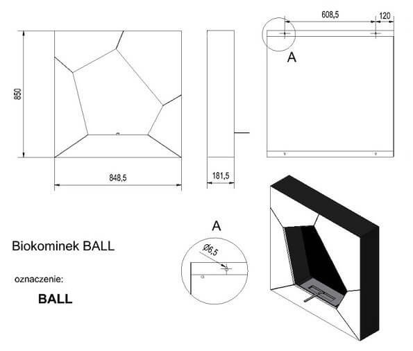 Биокамин BALL фото 3