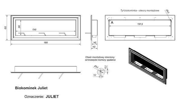 Биокамин JULIET 3 фото 4