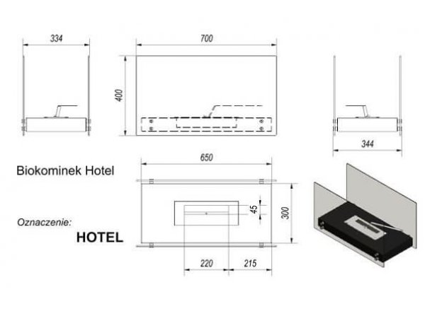 Биокамин HOTEL