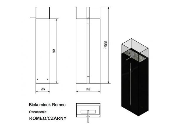 Биокамин ROMEO